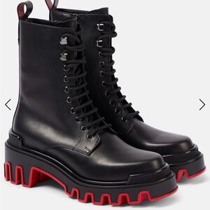 Christian Louboutin size 37 Dune Trott Alta flat boot with box and dust bag